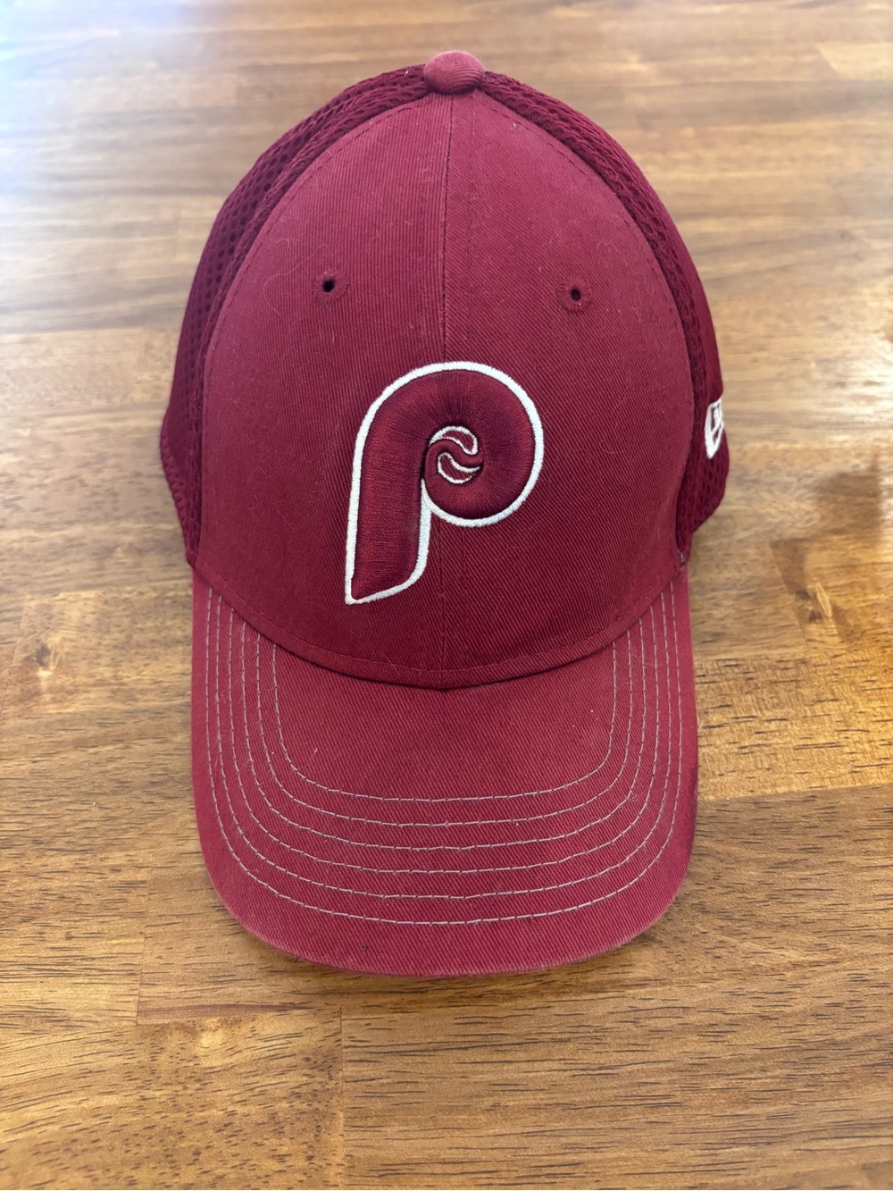 Kids Maroon New Era Phillies Cap